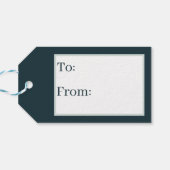 retro vintage Kerstmis Angels Holiday Gift Labels Cadeaulabel (Achterkant Horizontaal)