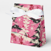 Retro Vintage Kerstmis: jaren 50 Roze Kerstmis