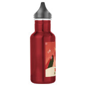 Retro/Vintage Kerstmis kerstboom Waterfles (Links)