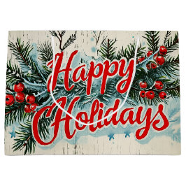 Retro Vintage Kerstmis: Mid Century Yuletide 2 Groot Cadeauzakje
