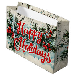 Retro Vintage Kerstmis: Mid Century Yuletide 2 Groot Cadeauzakje