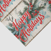Retro Vintage Kerstmis: Mid Century Yuletide 2 Tissuepapier (Detail)