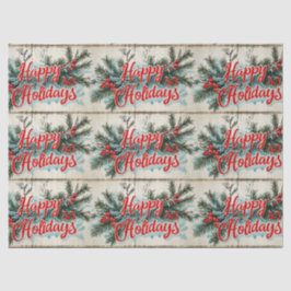 Retro Vintage Kerstmis: Mid Century Yuletide 2 Tissuepapier
