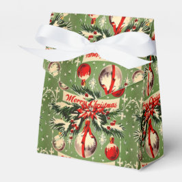 Retro Vintage Kerstmis: Mid Century Yuletide 3 Bedankdoosjes