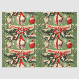 Retro Vintage Kerstmis: Mid Century Yuletide 3 Tissuepapier