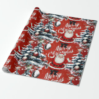 Retro Vintage Kerstmis: Mid Century Yuletide Cadeaupapier