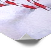 Retro vintage Kerstmis poster (Hoek)