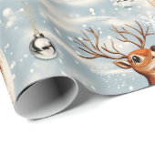 Retro Vintage Kerstrendier 3 inpakpapier (Rol Hoek)