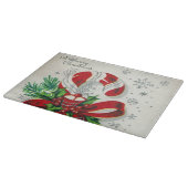 Retro vintage kerstsnoepsnoepautomaat snijplank (Hoek)