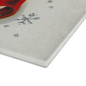 Retro vintage kerstsnoepsnoepautomaat snijplank (Hoek)