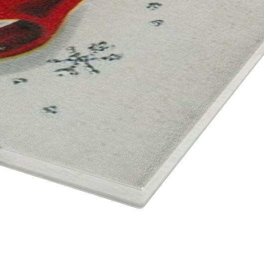 Retro vintage kerstsnoepsnoepautomaat snijplank (Hoek)