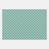 Retro Vintage Kerstvakantie Inpakpapier Vel (Voorkant 3)