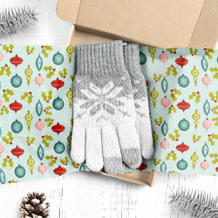 Retro Vintage Kerstversiering Tissuepapier