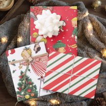 Retro Vintage Kinder Kerstvakantie