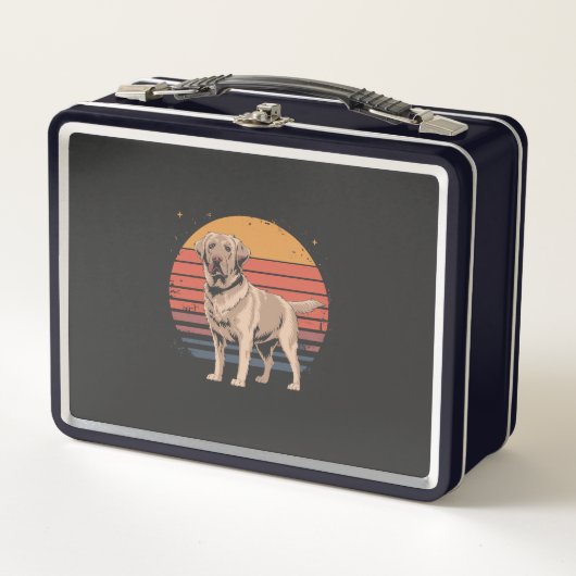 Retro Vintage Labrador Retriever Hondenliefhebber (Voorkant)