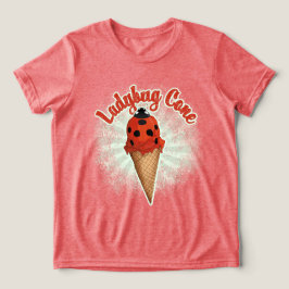 Retro Vintage Lieveheersbeestje | Whimsical Ijsjes Tri-Blend Shirt