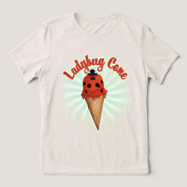 Retro Vintage Lieveheersbeestje | Whimsical IJskun Tri-Blend Shirt