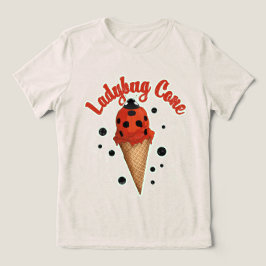 Retro Vintage Lieveheersbeestje | Whimsical IJskun Tri-Blend Shirt