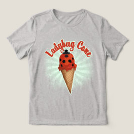 Retro Vintage Lieveheersbeestje | Whimsicale IJsku Tri-Blend Shirt
