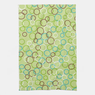 Retro Vintage Lime Keukendoek in Mod-stijl Theedoek