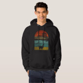 Retro vintage llama  and cute animal  5 hoodie (Voorkant volledig)