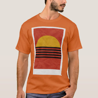 Retro vintage minimalisme grafisch ontwerp cadeau t-shirt