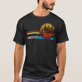 Retro Vintage Minnesota Mn 70er 80er Bos T-shirt