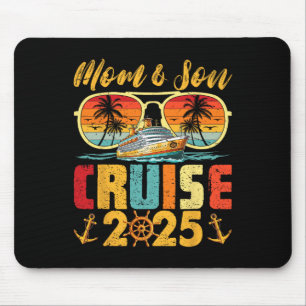 Retro Vintage Moeder En Zoon Cruise 2025 Mama Moed Muismat