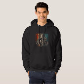 Retro Vintage Monstertruck Hoodie (Voorkant volledig)