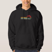 Retro Vintage Moped Scooter Hoodie (Voorkant)