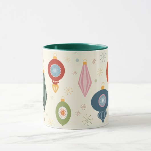Retro Vintage Ornament Mug  Mok (Midden)