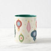 Retro Vintage Ornamenten Mok (Midden)