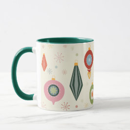 Retro Vintage Ornamenten Mok