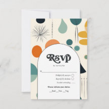 Retro Vintage Patroon en Typografie Trouwen
