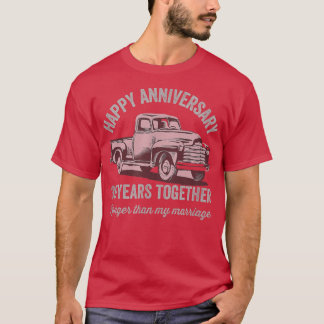 Retro Vintage Pick Up Truck 30ste verjaardag Funny T-shirt