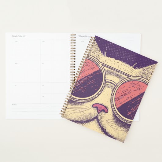 Retro Vintage Poes Planner (Display)