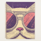 Retro Vintage Poes Planner (Voorkant)