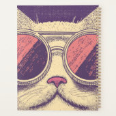 Retro Vintage Poes Planner (Achterkant)