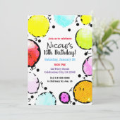 Retro Vintage Pop Art Comic Spreekballonnen Verjaa Kaart (Staand voorkant)