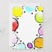 Retro Vintage Pop Art Comic Spreekballonnen Verjaa Kaart (Achterkant)