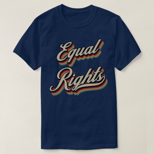 Retro Vintage rechten T-shirt (Design voorkant)
