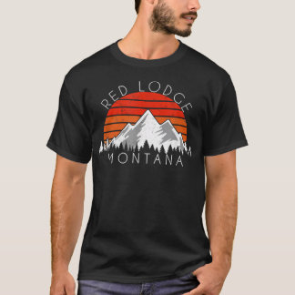 Retro Vintage Red Lodge Montana T-shirt