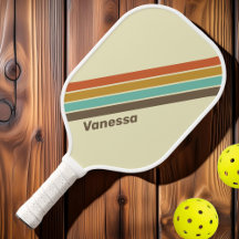 Retro Vintage Regenboog Strepen met Naam
