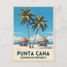 Retro Vintage Reis Punta Cana Dominicaanse Republi