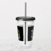 Retro Vintage Reiswaterval Acryl Drinkbeker (Rechts)