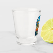Retro Vintage Reizen Athene Griekenland Parthenon Shot Glas (Links)
