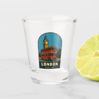 Retro Vintage Reizen Londen Big Ben Engeland