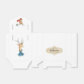 Retro Vintage Rendier Kerstmis Bedankdoosjes (Uitgevouwen)