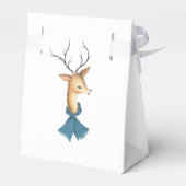 Retro Vintage Rendier Kerstmis Bedankdoosjes (Achterkant)