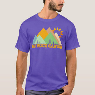 Retro Vintage Rode Kanjel meisje T-shirt